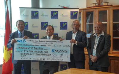 Kumul Minerals Pays Dividend to the State