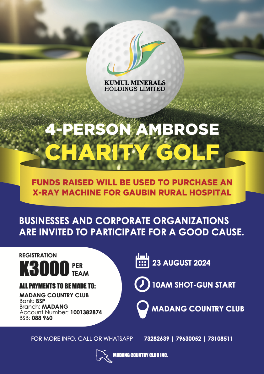 Kumul Minerals Holdings Limited Charity Golf Event