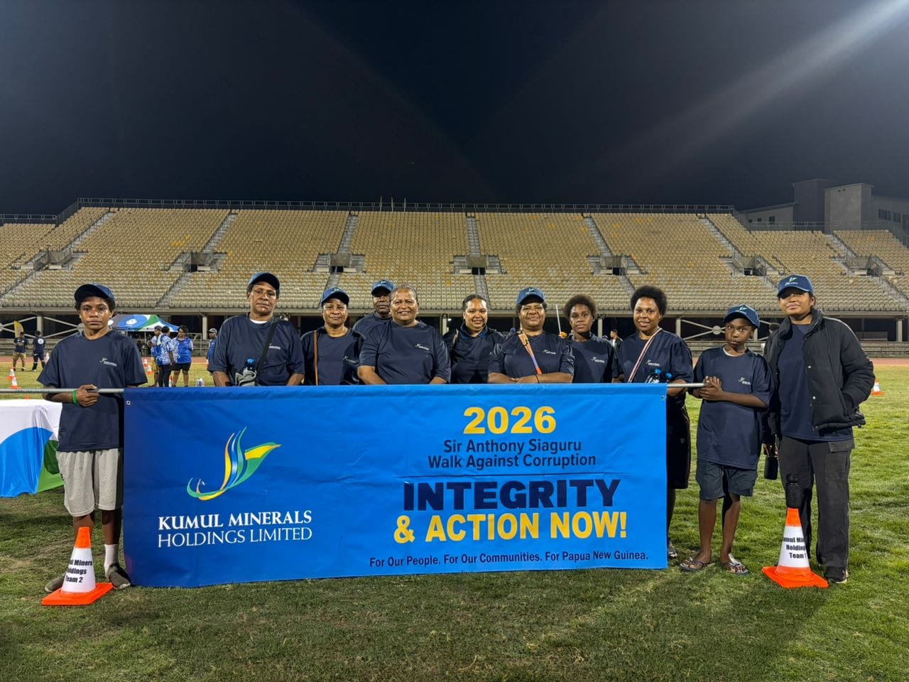 KMHL Staff Join Walk Against Corruption